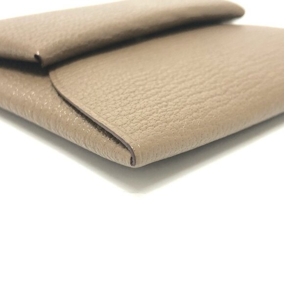 HERMES Bastia Coin Compartment Wallet coin purse Chevre Etoupe - Picture 15 of 16